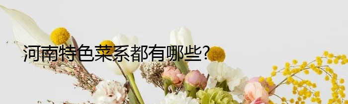 河南特色菜系都有哪些?