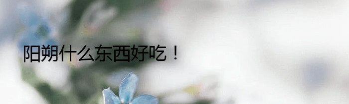 阳朔什么东西好吃！