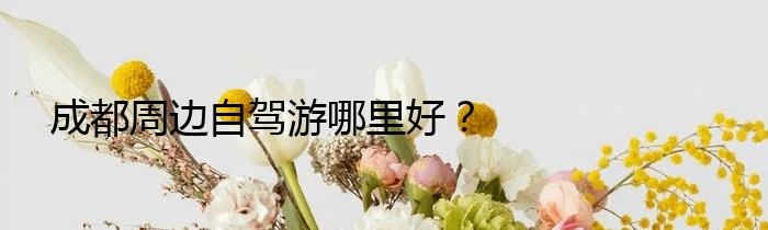 成都周边自驾游哪里好？