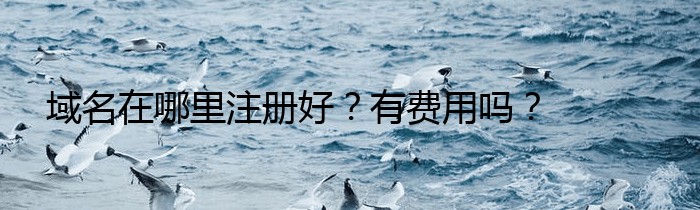 域名在哪里注册好？有费用吗？