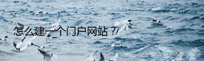 怎么建一个门户网站？