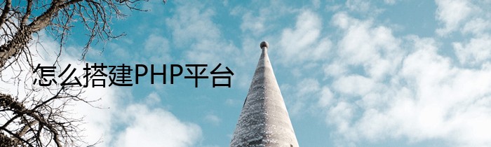 怎么搭建PHP平台